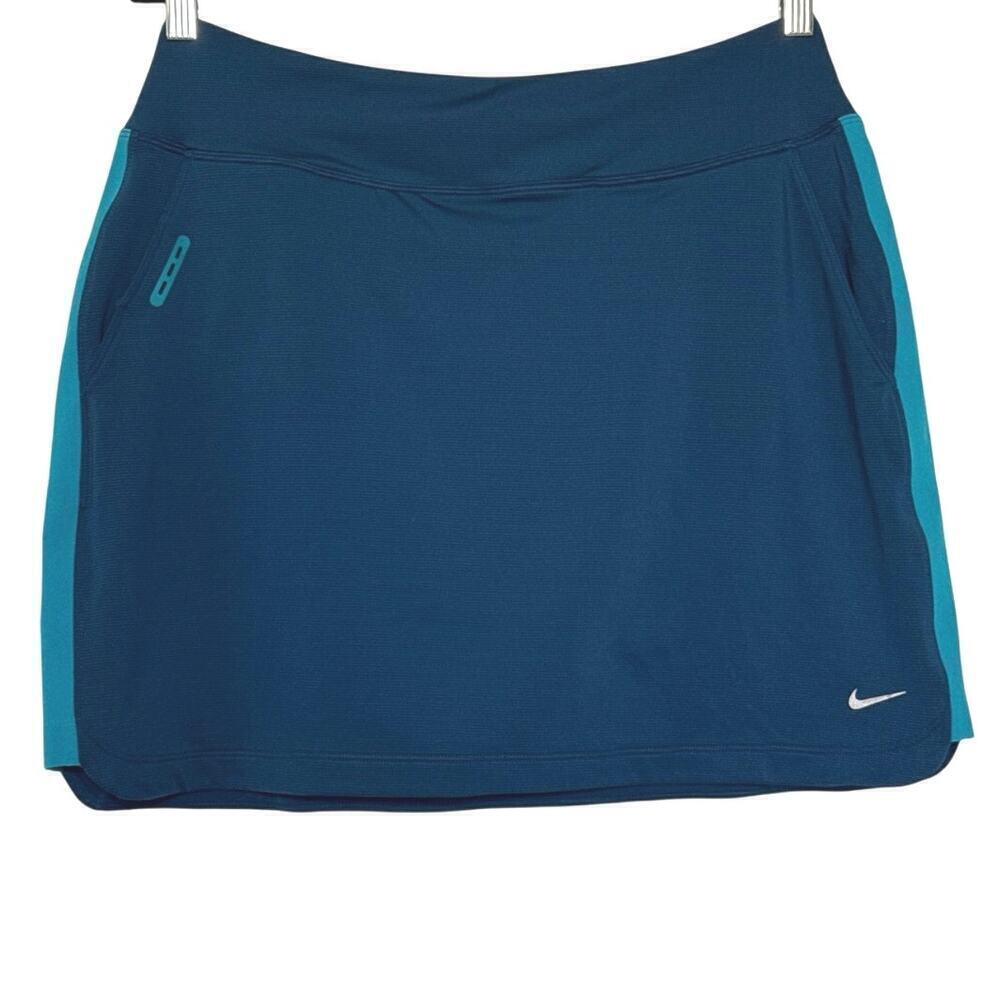 Nike Golf Tour Performance Skort Skirt Size M Womens Blue Teal Tennis Pickleball